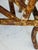 Vintage Faux Bamboo Rattan Side Table With Grasscloth Top For Sale - Image 9 of 12