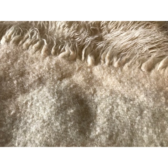 Small Woolen Rugs in Cream Color, 1970s, Set of 2 For Sale - Image 13 of 16