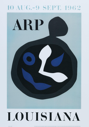 Le Sourire de l'Horloge Poster after Jean Arp