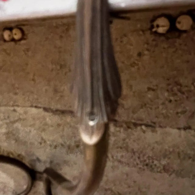 Brass 1950s Sculptural Venetian Tiled Brass Console Table Italy For Sale - Image 8 of 11