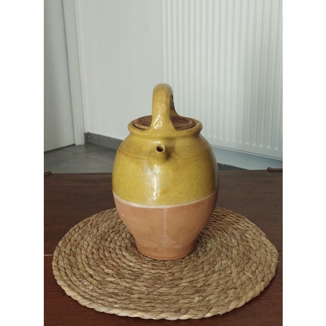 Antique Glazed Earthenware Jug, 1890s For Sale - Image 3 of 18