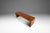 1980s Substantial Handmade Minimalist MCM Custom-Made Studio / Gallery Bench in Walnut, Usa, C. 1980s For Sale - Image 5 of 18
