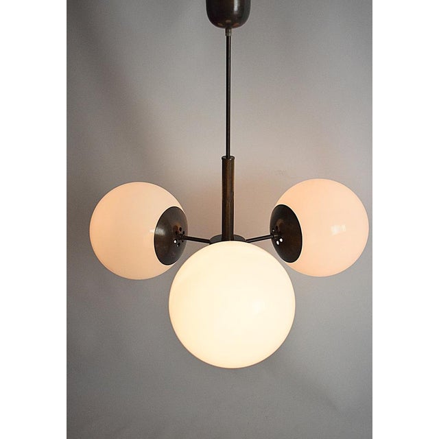 Large Chandelier, Poland, 1970s For Sale - Image 9 of 16