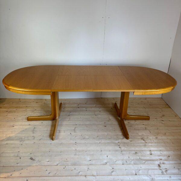 Vintage Danish Oak Dining Table, 1960s For Sale - Image 5 of 9