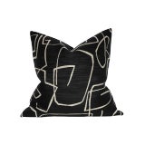 Abstract Onyx Pillow Cover For Sale