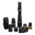 Vintage Praktica LLC 35mm SLR Camera Set With Carl Zeiss Jena Pancolar, Pentacon Lenses, Admiral 500mm Lens and Accessories For Sale