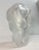 1970s Handmade Per Sundberg for Orrefors Organic Form Frosted Art Glass Crystal Vase For Sale - Image 5 of 12