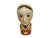 This midcentury Scandinavian folk art lady head bust pocket vase is a beautiful and unique piece of vintage decor. The...