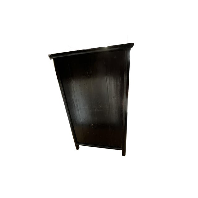 Antique Chinese Solid Bookcase For Sale - Image 9 of 10