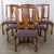Late 20th Century Georgian Style Baker Dining Chairs W/Solid Splat & Turned Front Legs Set of 6 For Sale - Image 9 of 18