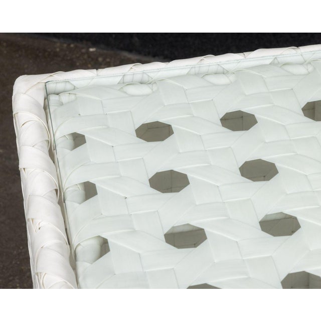 Early 21st Century Skyline Design Glass Top Side Tables, Pair For Sale - Image 5 of 9