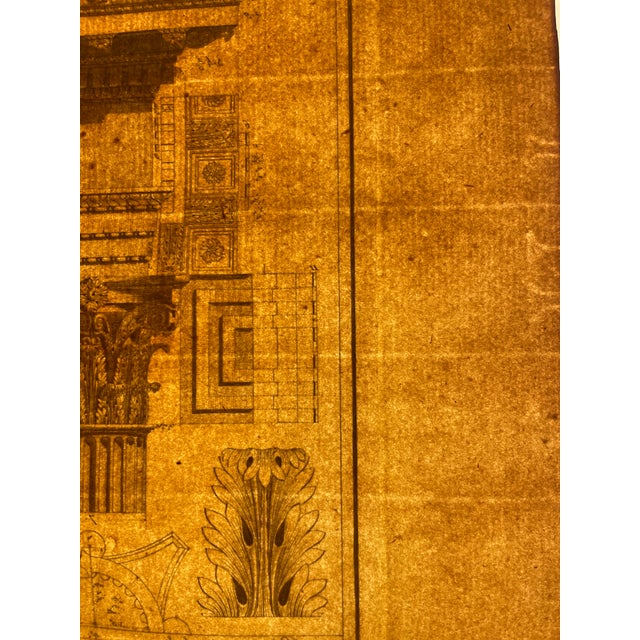 1796 Giovanni Battista Cipriani Set of Temple of Mars the Avenger Architectural Etchings - Set of 3 For Sale - Image 11 of 11