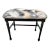 1940s Romo Black Edition Bench in Hanawa Jacquard Velvet For Sale