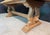 French Bleached Oak Farmhouse Dining Table, 1920s For Sale - Image 6 of 18