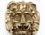 Vintage brass door knocker featuring a lion, often used for its symbolic representation of strength, pride, and...