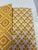 Vintage Mod Century 1970s Mustard Yellow Reversible Placemats - Set of Six For Sale - Image 4 of 6
