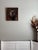Figurative Echoes of Life by Terra Novak | Oil on wood Skull with birds on a wooden background For Sale - Image 3 of 5