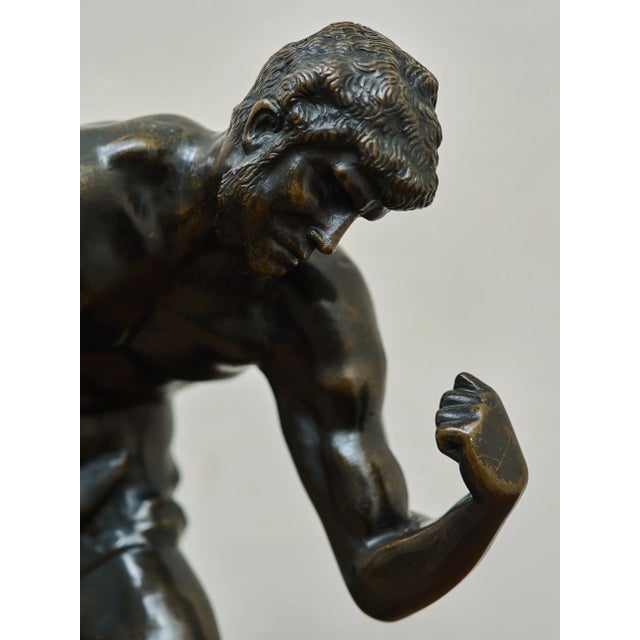 Bronze Statue of an Athlete by Jef Lambeaux For Sale - Image 3 of 8