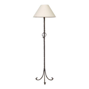 1940s French Iron Floor Lamp
