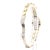 Metal Vintage Rolex Precision 2-Tone Manual Wind Flex Stretch Bracelet Ladies Watch For Sale - Image 7 of 12