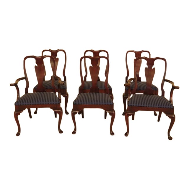 Hickory Chair Co Mahogany Dining Room Chairs Set Of 6 Chairish