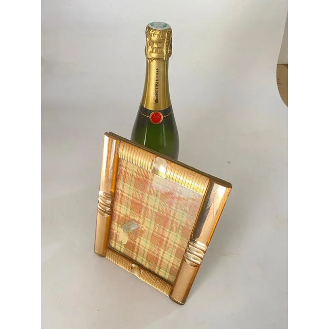 Art Deco Picture Frame in Pink, France, 1930s For Sale - Image 3 of 10