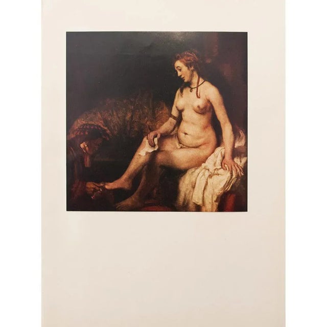 1950s 1950s After "Batheba" by Rembrandt, Vintage Print For Sale - Image 5 of 7