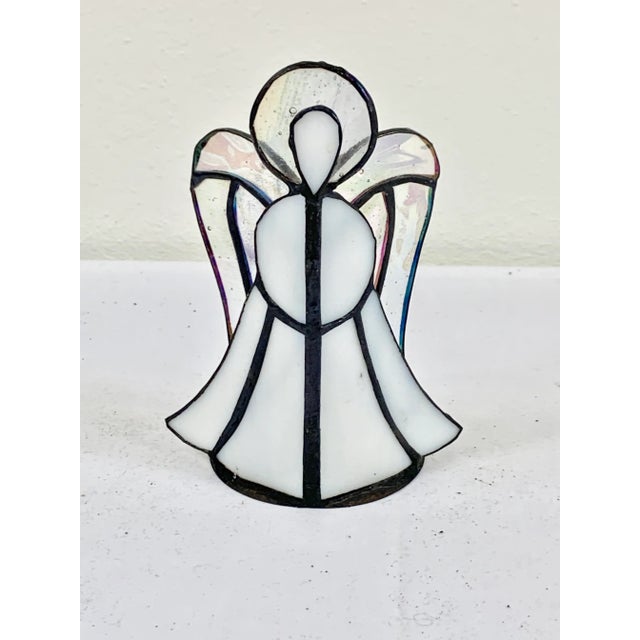 Stained Glass Angel Tea Light Candle Holder Chairish