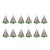 2020s Gnome Pine Tree Ornament (Set of 12) For Sale - Image 5 of 5