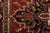 Heriz Rug 7’1” X 10’1” Red Wool Vintage Tribal Hand-Knotted Oriental Carpet For Sale - Image 11 of 15