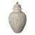 Chelsea House Marbled Gray Porcelain Lidded Urn With Gold Highlights, 2010s For Sale