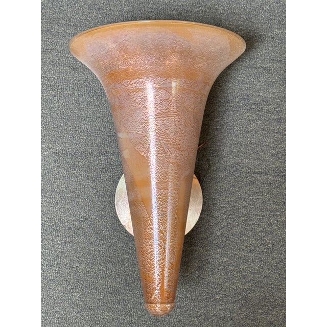 Bacchus Glass Trumpet Wall Sconces, Set of Three For Sale In San Francisco - Image 6 of 12