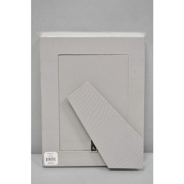 Silver Late 20th Century Lauren Ralph Lauren "Vows" Silver Plated 5x7 Wedding Photo Picture Frame For Sale - Image 8 of 18