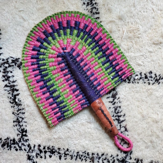 Ethically sourced handmade fan made from straw. Eco conscious, great for hangings, arrangements or special gifts....