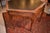Wood French Provincial Six Sided Center Table With Central Leather Embossed Top For Sale - Image 7 of 7