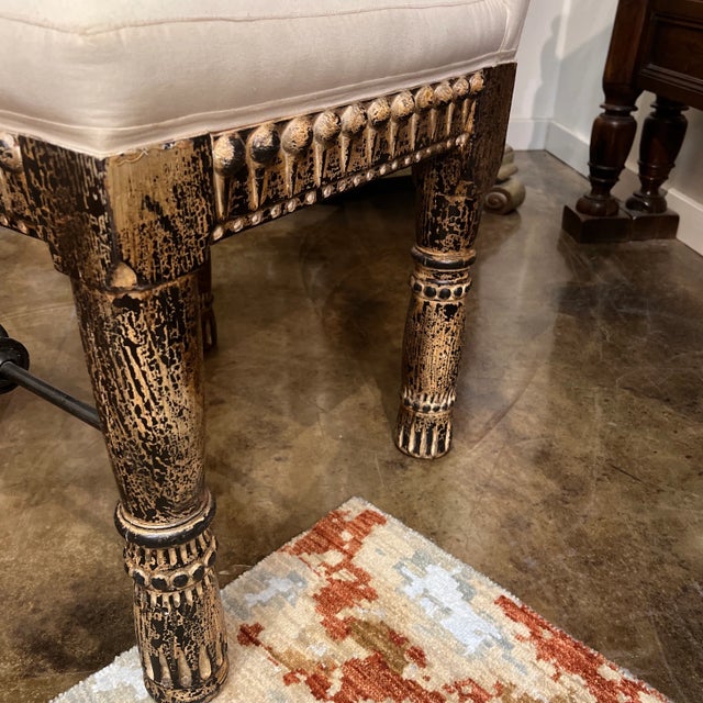 1990s Vintage Hand-Carved Spanish Colonial Style Chair For Sale In Dallas - Image 6 of 13