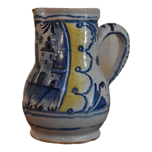 Circa 1650 Dutch Delft Milk Jug