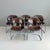 Brown Chairs by Gastone Rinaldi, 1970s, Set of 5 For Sale - Image 8 of 9