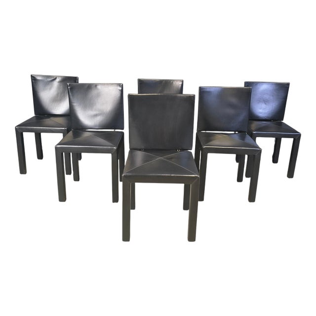 Arcadia Dining Chairs by Paolo Piva for B& B Italia, 1980s, Set of 6 For Sale