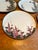 This is a set of 5 William Rae Tor Road Japanese Satsuma hand-painted porcelain plates featuring floral designs and gilt...