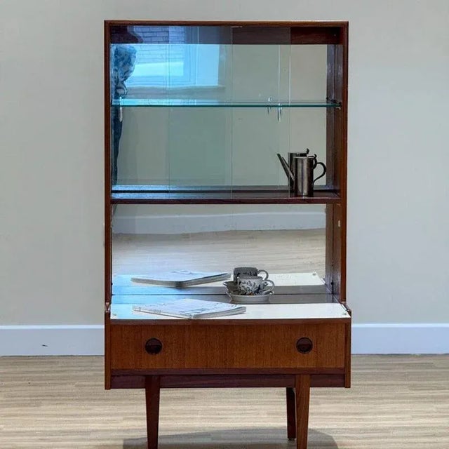 Tall Teak Bedside Cabinet from Turnidge of Kent For Sale - Image 6 of 17