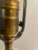 1950s Mid Century Modern Frederick Cooper Baluster Form White Porcelain and Brass Floral Lamp For Sale - Image 10 of 12