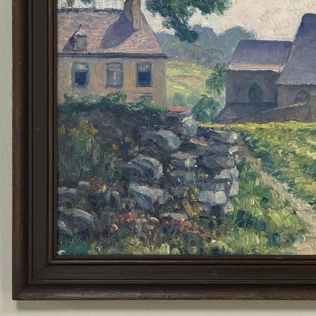 Framed Oil Painting on Canvas by Eugene Colignon (1876-1961) For Sale - Image 10 of 16