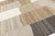 Cream Contemporary Minimalist Neutral Patchwork Wool Kilim Rug Wabi-Sabi Handmade For Sale - Image 8 of 12