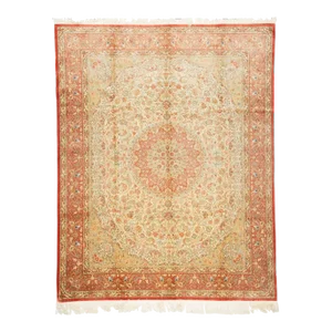 Extremely Fine Persian Silk Qum Rug 8'0'' X 10'0''