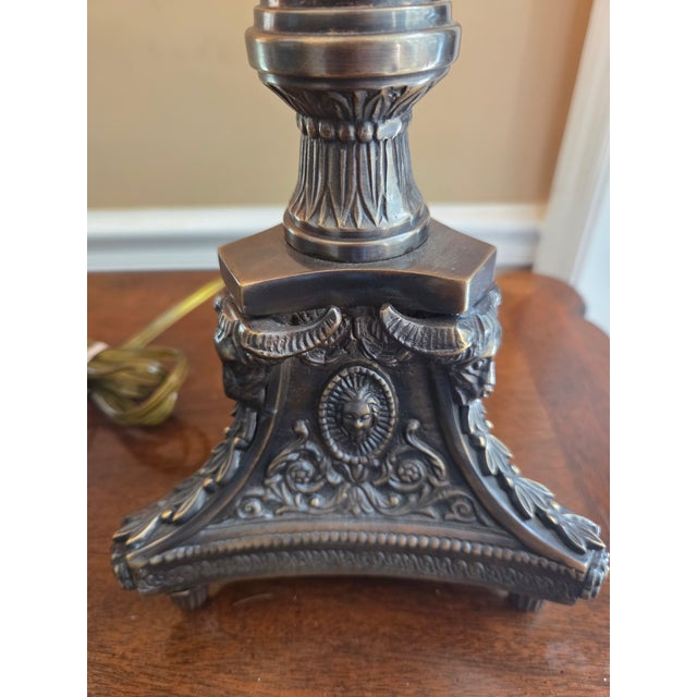 Vintage Raymond Waites for Tyndale (Frederick Cooper) Candlestick Lamps - A Pair For Sale - Image 12 of 13