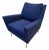 West Elm Carlo Mid Century Arm Chair For Sale