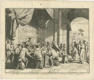 Pieter Bor, Duke of Alva Planning the Atrocities Against the Dutch in 1567, 1680s, Paper