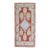 Red Vintage Inspired Caucasian Rug - 3'5" x 6'10" For Sale