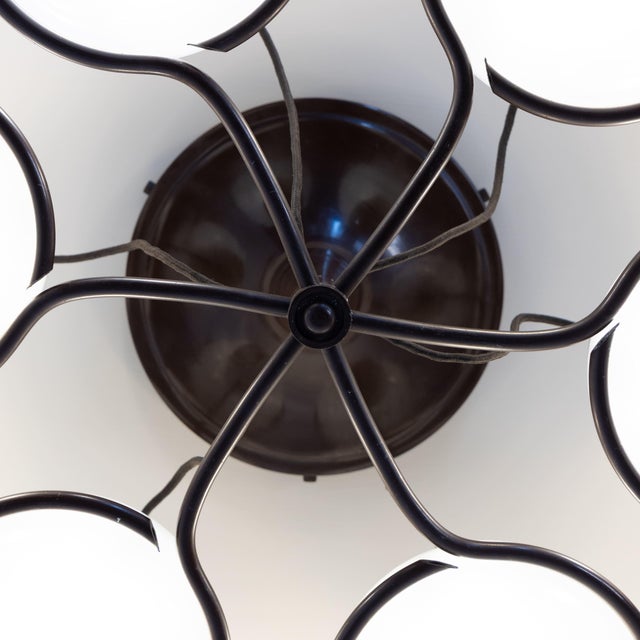 Black Model 2042/3 Ceiling Lamp by Gino Sarfatti for Arteluce, 1960 For Sale - Image 8 of 11